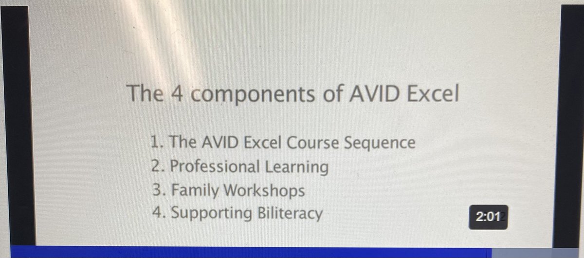 Officially falling in love with AVID Excel which addresses LTELs  by interrupting the long term path and speeding up learning academic English. <a href="/AVID4College/">AVID</a> <a href="/EVA_KBailey/">Kasey Bailey</a> <a href="/igsandate/">Irma Sandate</a> <a href="/eholmes45/">Eric Holmes</a> <a href="/GlasperLatrecia/">Latrecia Glasper</a> <a href="/VivasMister/">mr._vivas</a>