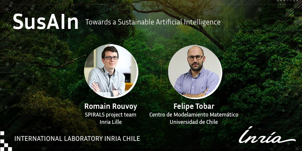 inria_chile's tweet photo. #SusAIn es uno de nuestros Equipos Asociados, compuesto por un grupo de investigadores de Francia y Chile, que aborda el desafío de reducir el consumo de energía de los algoritmos de #IA implementados en el contexto de la computación de alto desempeño... https://t.co/ymb8q1Yp4i