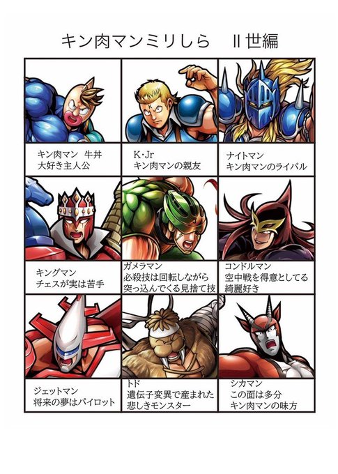 キン肉マンのtwitterイラスト検索結果 キン肉マンのtwitterイラスト検索結果