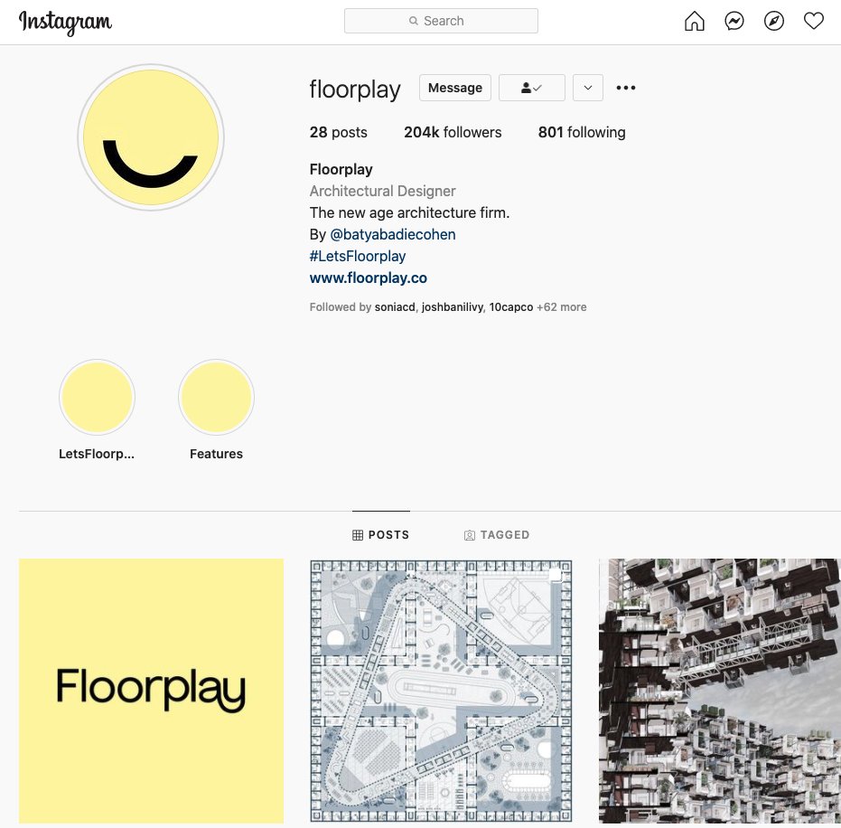 Just launched our re-brand on Instagram. Please show some love @ Floorplay on Instagram . DM's are open for any Floorplan inquiries.