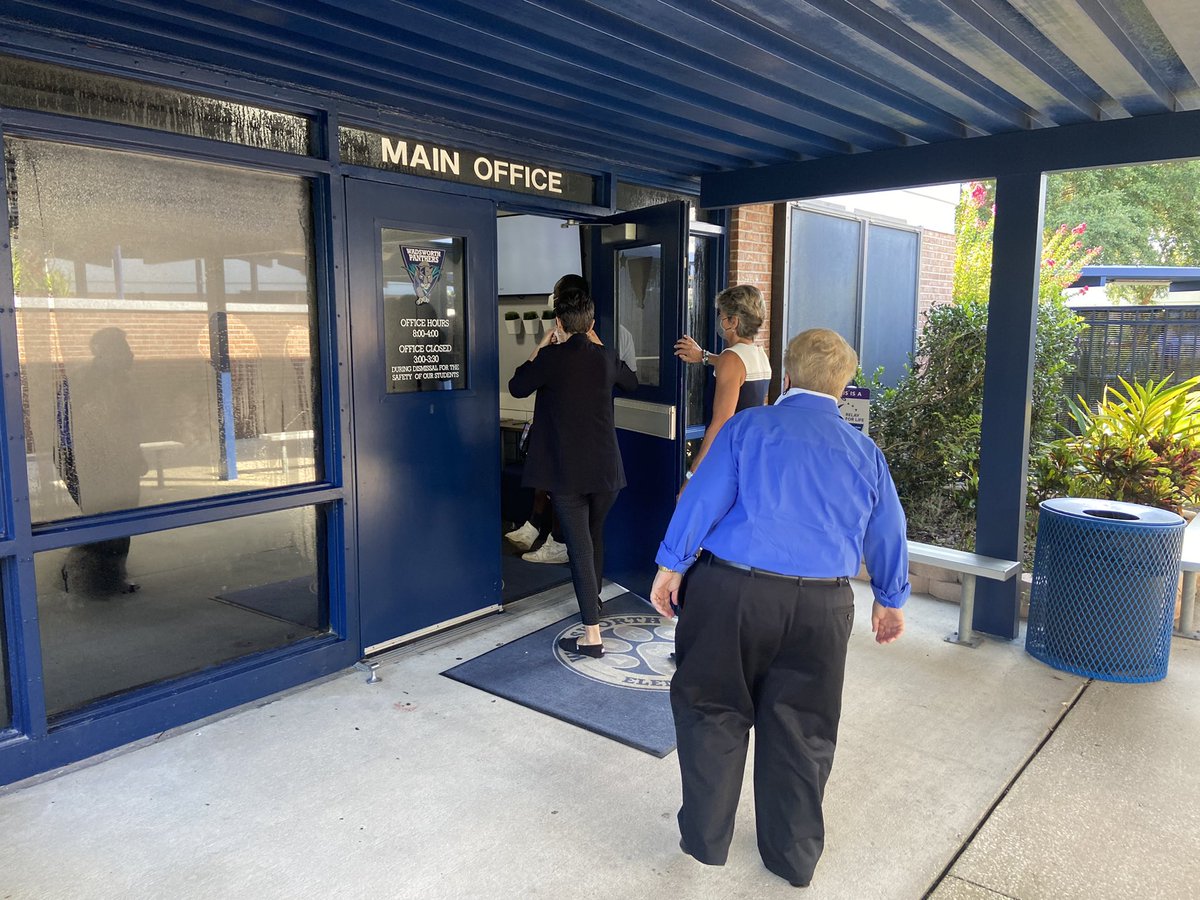 A busy first day all across <a href="/FlaglerSchools/">FlaglerSchools</a>. Our next stop is Wadsworth Elementary.