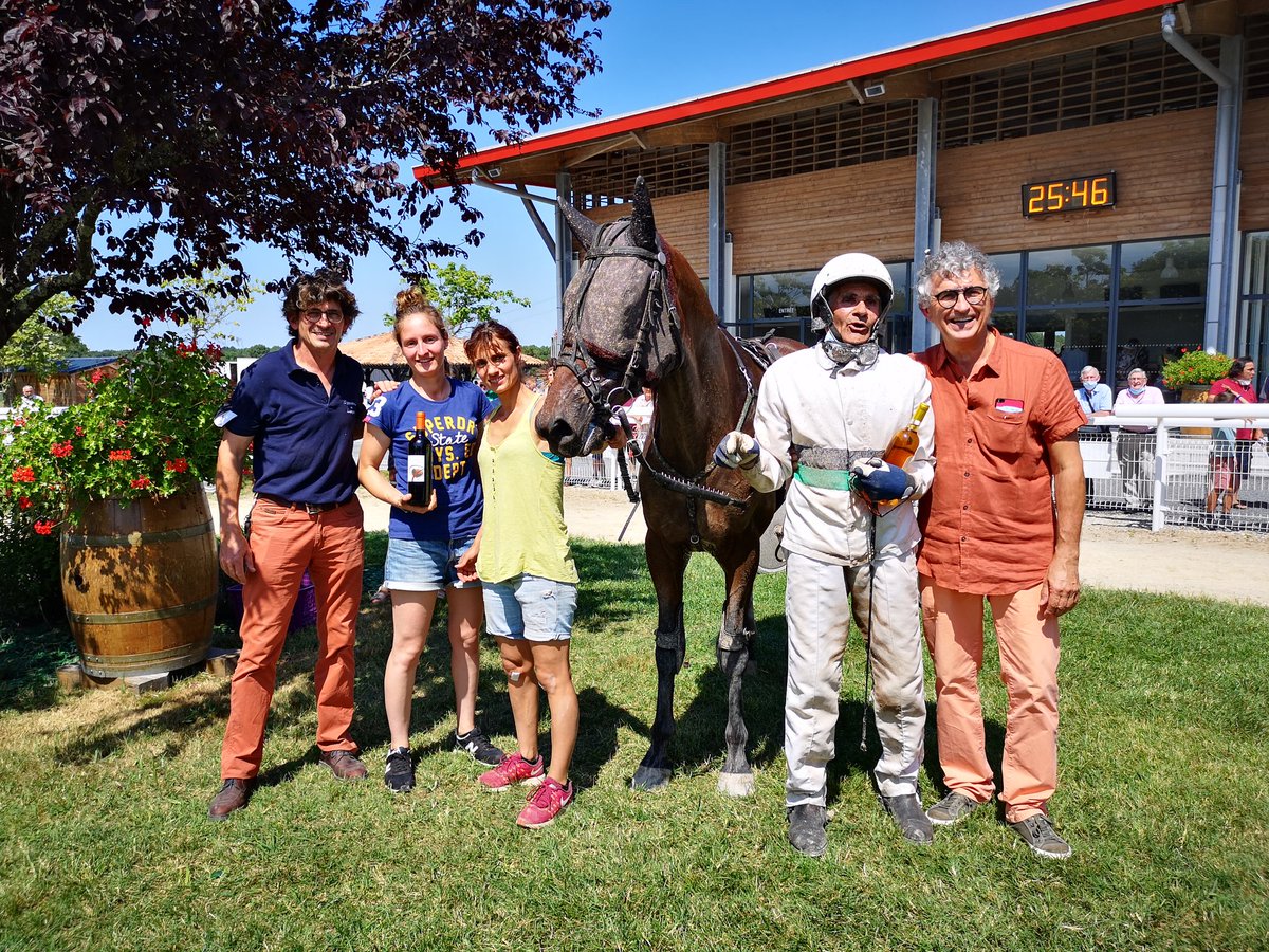 🗓10/08/2021 - 🏁Course 7 - Prix Bistro Régent Langon - FLASH DE LA NOE 🏆 Jacques-Henri Treich - Jacques-Henri Treich🎩   🎥
