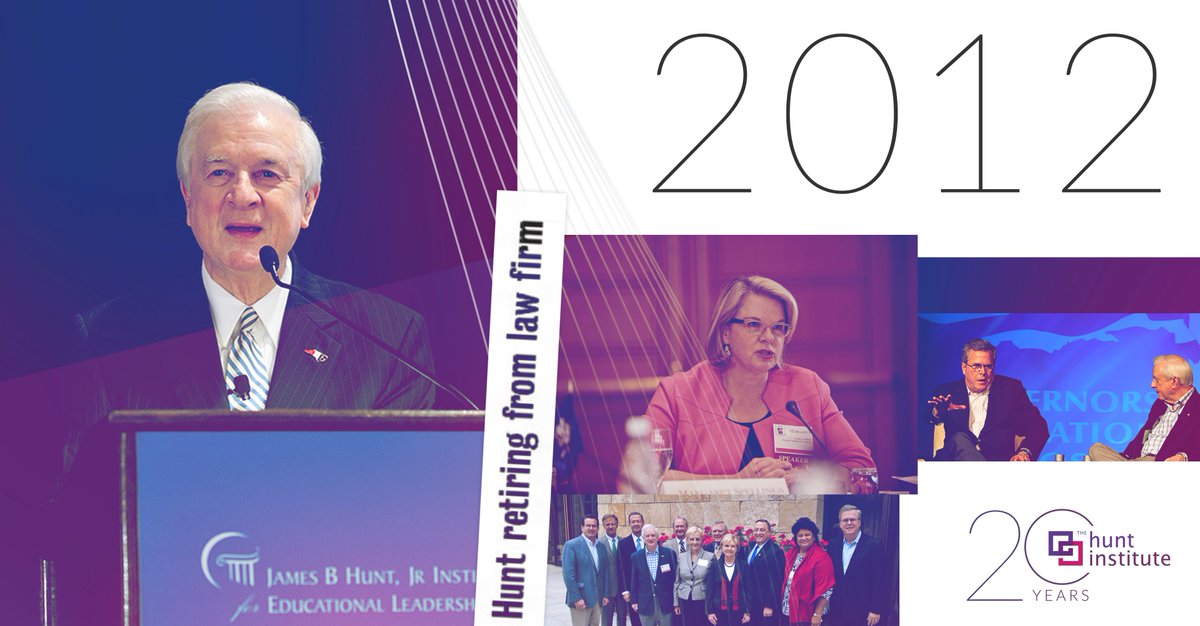 Hunt_Institute's tweet photo. In 2012 Governor Hunt introduced the #K12 Education Reform Summit in Virginia, which paved the way for our first Virginia Education Summit, which weโd host in 2015. #Connect4Ed #THI20
See what else happened in 2012 by visiting our interactive timeline: https://t.co/7JlVh8jfBa https://t.co/fMAXc44WpH
