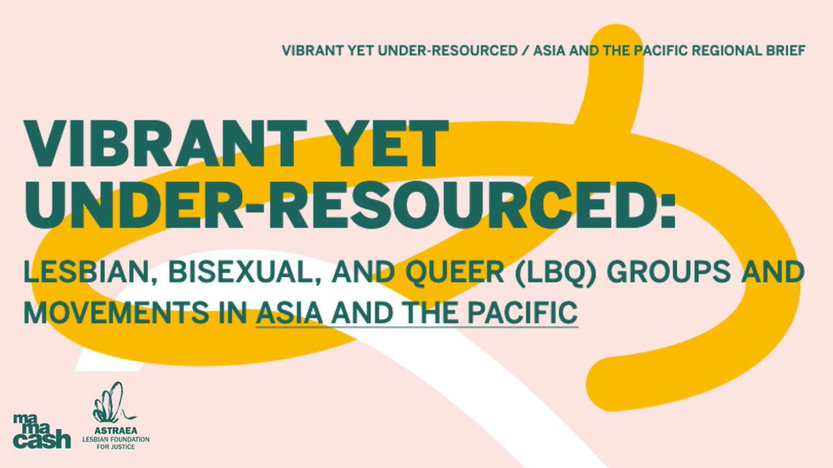 mamacash's tweet photo. 🌈 Organising to advocate for #LBQ human, economic, social and political #rights in #Asia and the #Pacific is vibrant and growing. Funding, however, is not keeping up with the brave work of these visionary activists. 
Read more: https://t.co/aqrhQyc4Xe 
#FundLBQ @AstraeaUpdates https://t.co/CezCFMx98J