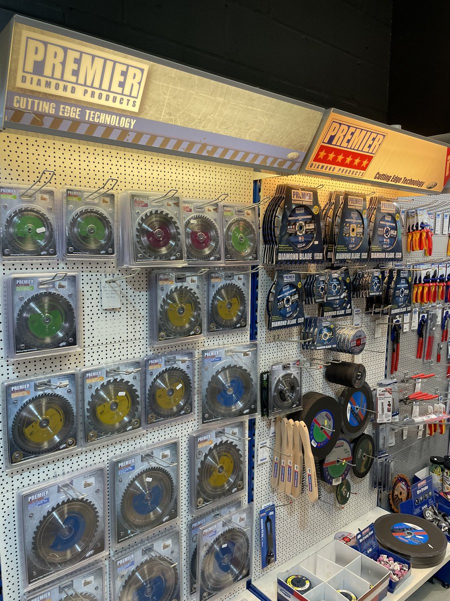 thestoresdept's tweet photo. @pdpdiamond New sign outlining being a stockist of this great brand. All diamond and TCT blades covered #diamondblades #tctblades https://t.co/Li8HWQlkjs