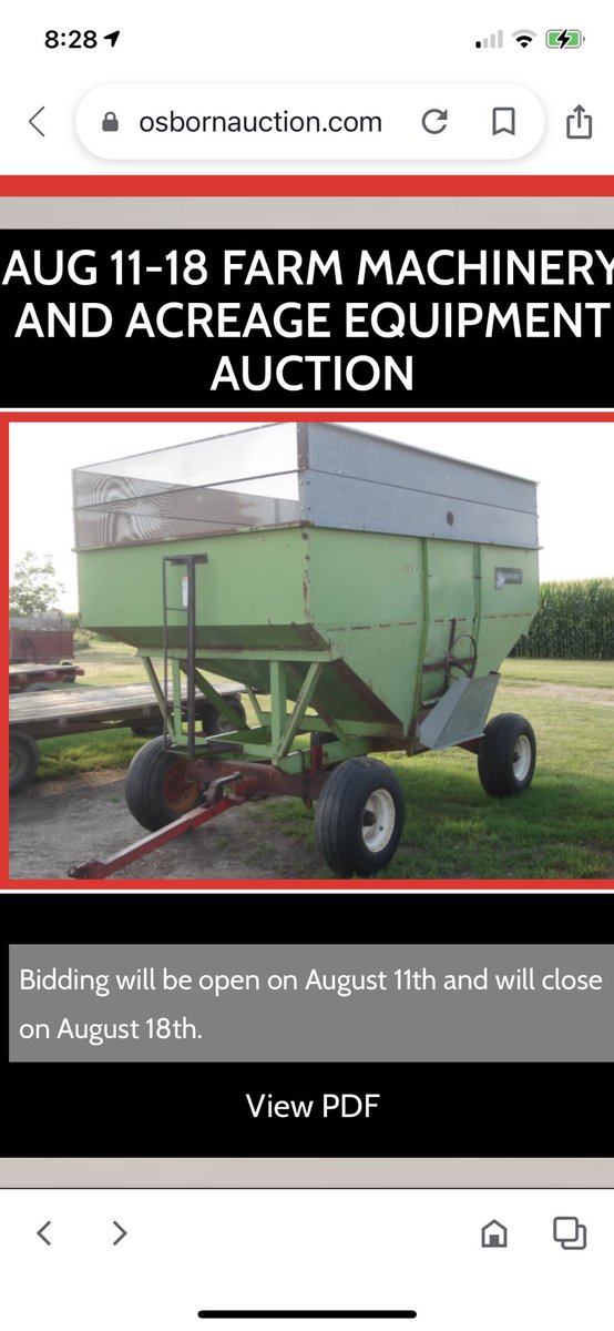 AlanCindyRedler's tweet photo. Ward Koos Estate by Connie Koos online equipment auction. August 11-18th. Go to https://t.co/Ux0Y1CKlkw to view more details. @OsbornMitch @CoachOz10 @BobKlein66 https://t.co/AJ2iqlePs8