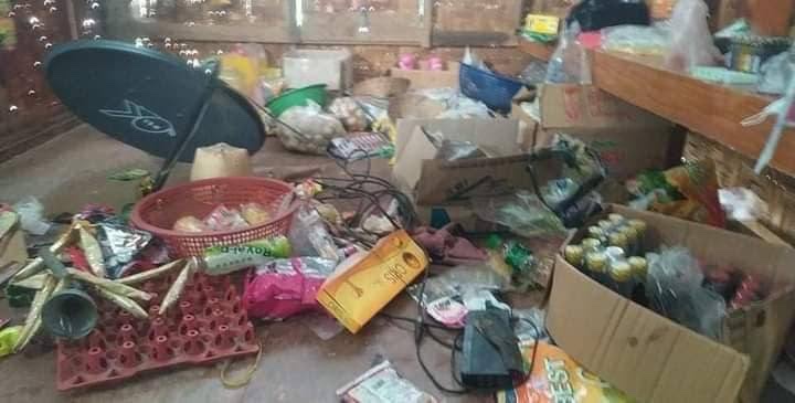 Military Terrorists destroyed civilians' properties &amp; burned down houses in Myintant village, Depayin Tap, Sagaing on the morning of Aug 10. Terrorists also opened gunfires &amp; abducted civilians. #Aug10Coup #WhatsHappeningInMyanmar 
#AcceptNUG_RejectMilitary