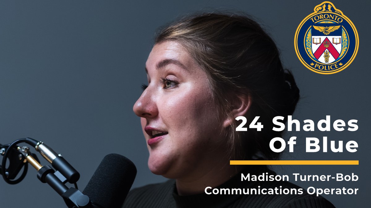 TorontoPolice's tweet image. Catch the latest episodes of the Toronto Police's podcast, 24 Shades of Blue w/ Obie&amp;amp;Ax Show.

Episode 12: Communications Operator Madison talks about how she deals with your worst day, what it takes to do the job, and why she does it.

Stream here: linktr.ee/24shadesofblue