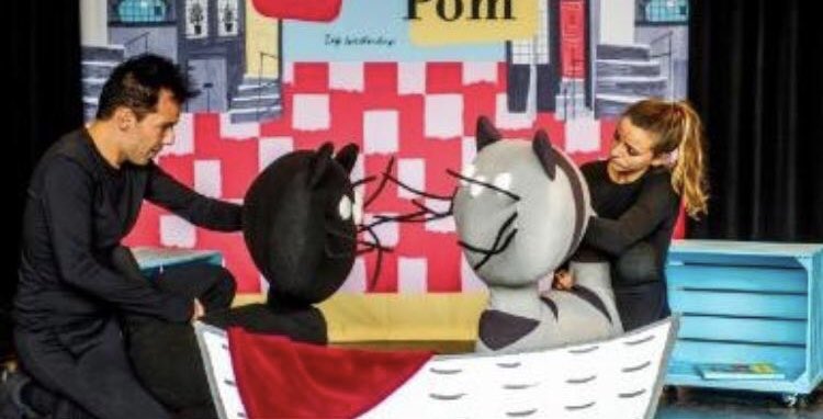 ProgrammeringUH's tweet image. Aanstaande zaterdag 14 aug om 15 uur in de Moestuin bij locatie #biebzout Maarn; Pim & Pom en de Beestenbende! Er zijn nog een paar kaartjes te koop via bibliotheekzout.nl/theater