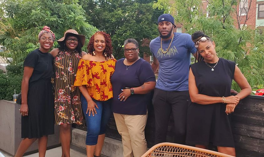 DeniseDavison's tweet photo. They Got Next! I met these brilliant MSW SWK leaders virtually F2020 in my social policy course. As faculty sponsorship, they served on @MayorBMScott Transition Team & presented @ the Dr. D. Height HBCU Leadership Conf. Friday eve we met face2face. #FREEDOMFIGHTERS #urbanstrong https://t.co/0IAVyqG9bk