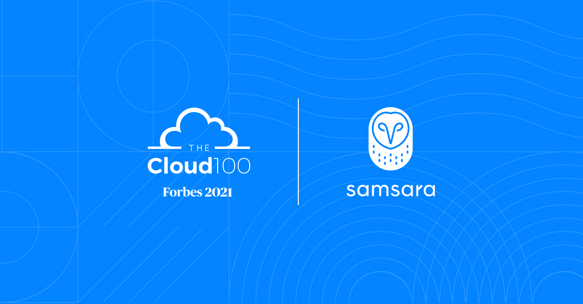Exciting news - <a href="/Samsara/">Samsara</a> is ranked in the top 20 on the <a href="/Forbes/">Forbes</a> #Cloud100 list! And we're just getting started! ctt.ec/3fb3X+