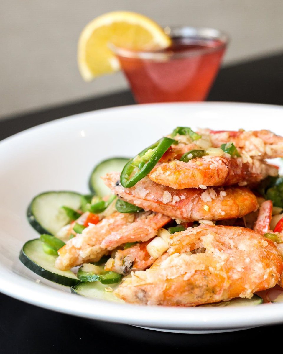 Salt &amp; Pepper Shrimp in Shell. The shells are great at trapping spices, seasonings, and other sources of flavor when cooked, which makes them delicious to suck on. The shells are edible. Try Koi Version.
KoiEvanston.com