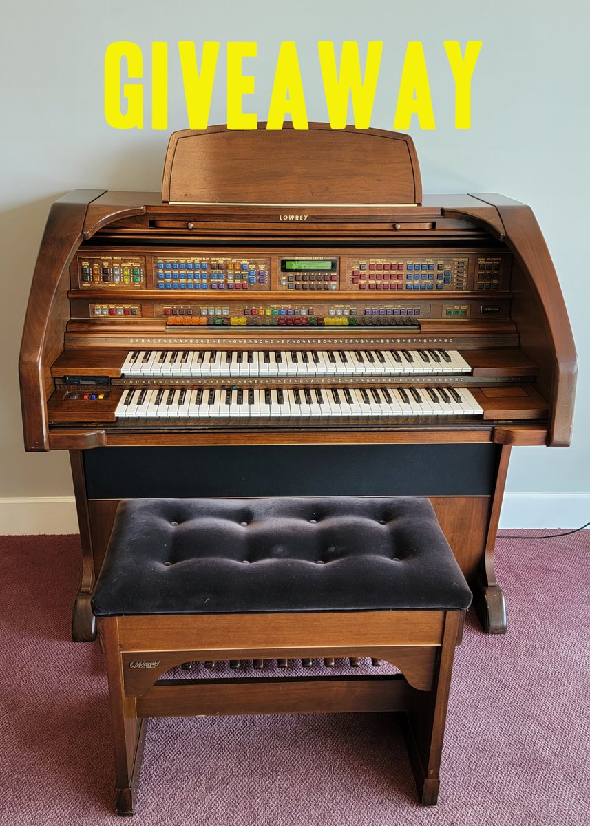 MidAmericaPiano's tweet photo. We are having another giveaway! This time we are giving away a Lowrey Organ. Please check out our Facebook page to enter and win! https://t.co/CzN1J9WuKT