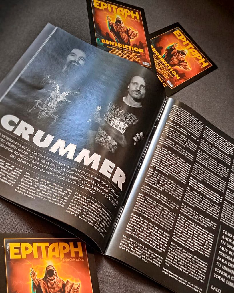 CrummerBand's tweet photo. 📰Crummer en el último número de Epitaph Magazine!!

No la dejes escapar!!👇
🔗 https://t.co/cwvZkEdEWQ

CD📀 I MERCH👕 I DIGITAL🔊
👉 https://t.co/J5zBUp2Kr7 https://t.co/lRLUyLPNmi