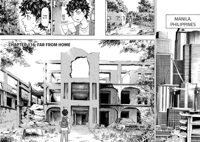 Pretty cool that it seems like Wakui used Corregidor ruins as reference when Takemichi went to the Philippines to meet Mikey.#TokyoRevengers#東卍FA 
