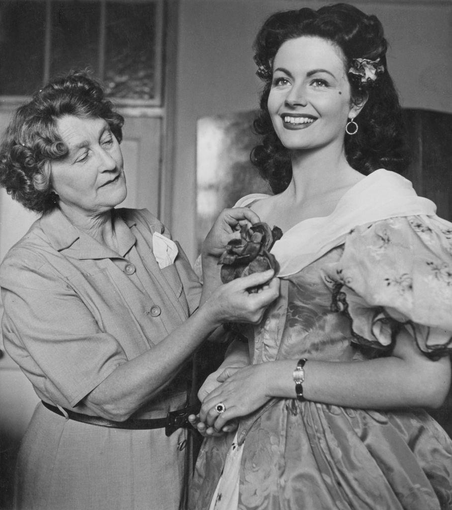 Margaret Lockwood photographed by Chris Ware between takes on the set of Th...