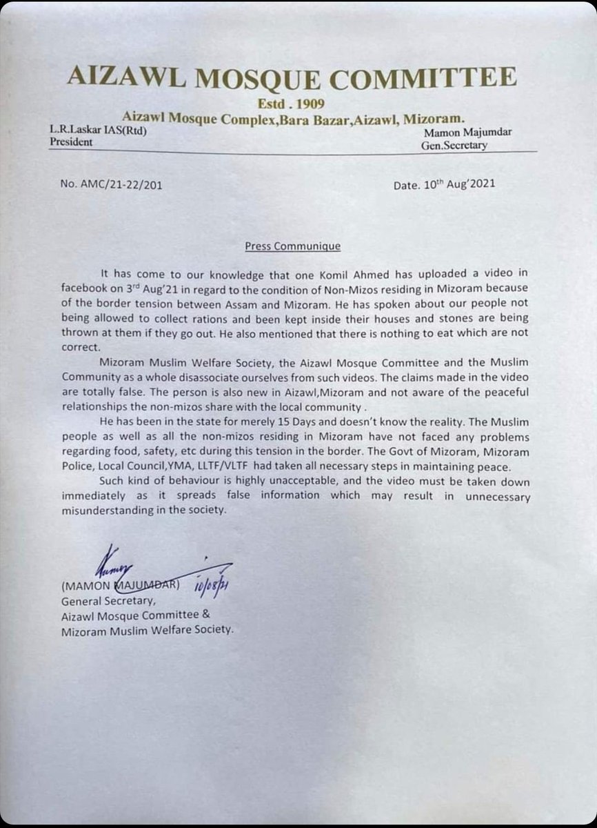 Kindly read the Press Communique regarding False information.
<a href="/ndtv/">NDTV</a> <a href="/TimesNow/">TIMES NOW</a> <a href="/the_hindu/">The Hindu</a> <a href="/IndiaToday/">IndiaToday</a> <a href="/timesofindia/">The Times Of India</a> <a href="/guwahatiplus/">GPlus</a> @DigitalNagaland <a href="/himantabiswa/">Himanta Biswa Sarma</a>