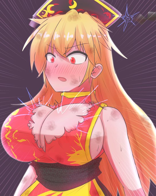 クリア直前の純狐さん
ワンドロ途中でクリスタフリーズしたけどなんやかんや描いた 