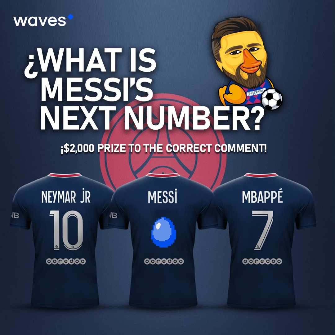 The Argentine star has left Barcelona :(
His #NFT duck will soon be out, but first a giveaway :)
$2000 in $egg to whoever guesses his new number at PSG ⚽️