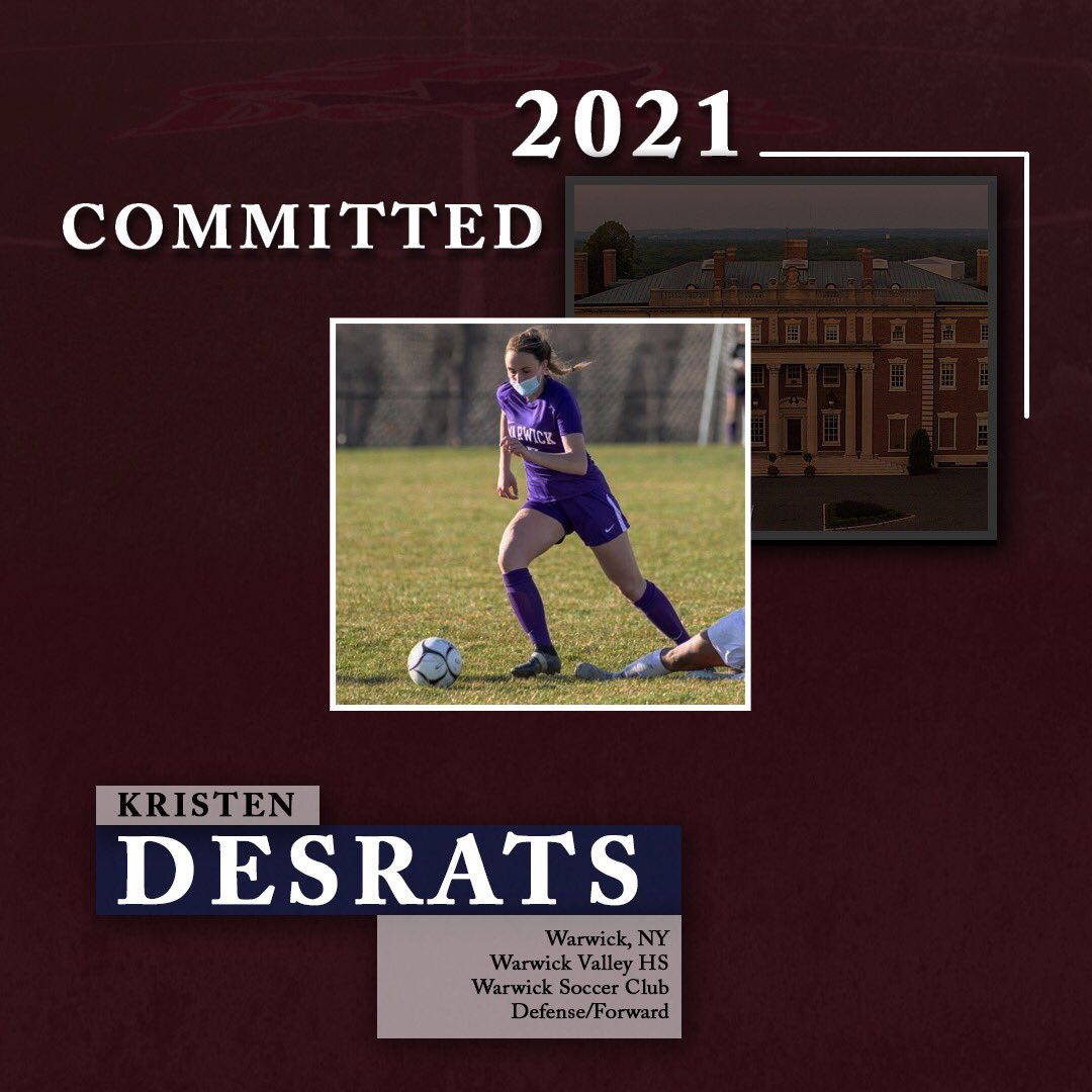 Welcome to the fam Kristen Desrats!

Desrats on why she chose FDU:

“I chose FDU for the opportunity to further my soccer and basketball career. I am excited to be a part of the nursing program and I love the beautiful campus. ”

😈🤘🏼🔥

<a href="/FDUDevils/">FDU Devils Athletics</a> | <a href="/FDUWhatsNew/">Fairleigh Dickinson University</a>