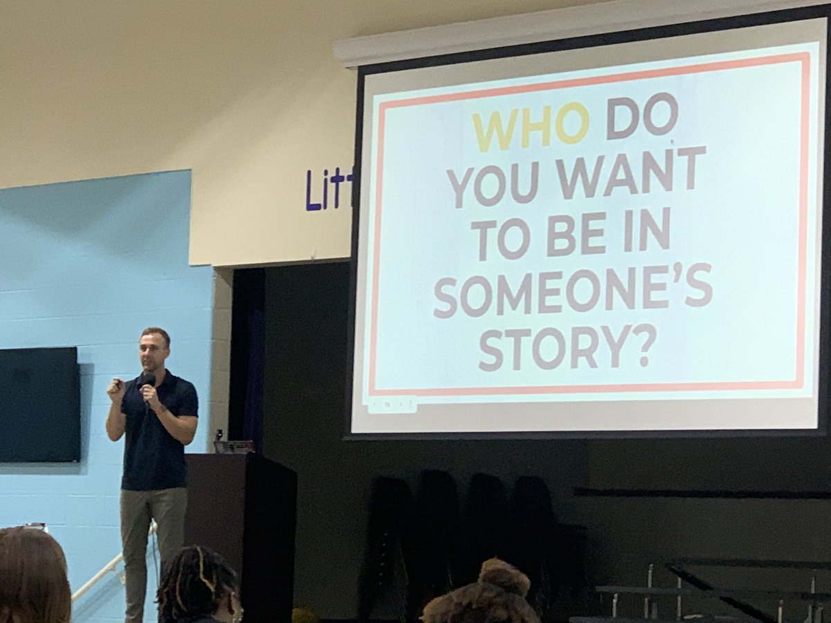 Teachers, we CAN and will be a part of our students’ stories! Make it positive <a href="/tylertarver/">Dr. Tyler Tarver</a>