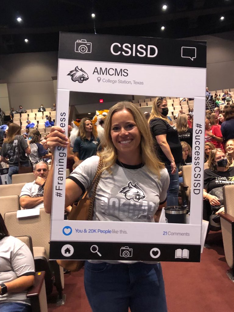 AMCMSBobcats's tweet photo. AMCMS Bobcat Staff is ready to roll! ๐๐ผ
Inspiring messages at this morningโs CSISD Ready Rally of connections with students. ๐ฅฐ
#BobcatCountry ๐บ
#CSISDSuccess
#FramingSuccess https://t.co/p2Na66VaKt