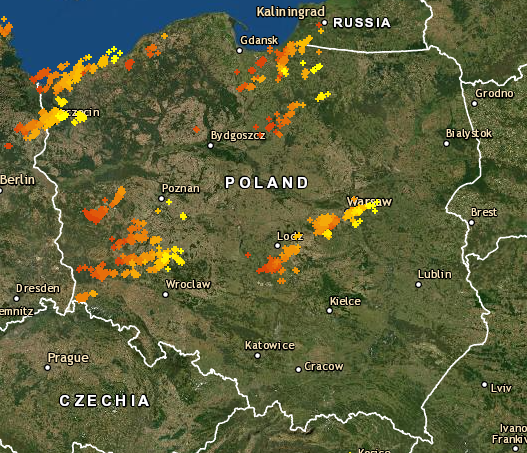 burzowo's tweet photo. Aktualna mapa burzowa.
Bieżące dane jak zawsze na https://t.co/NIDuhi5GrZ https://t.co/Zzec9z6zcQ