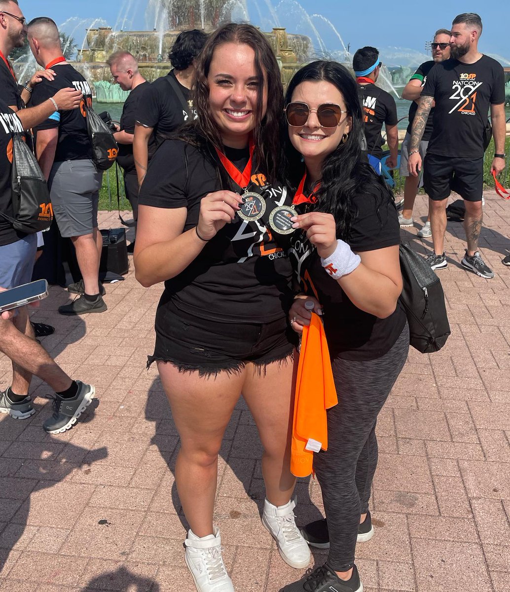 AJRTroy's tweet photo. Day 1 of our EPIC National Conference weekend started with an amazing race! We completed tasks and ventures all around Chicago!! 
Swipe to see how we felt after the race 😂😂 
#OSPNatCon21 https://t.co/tZ80ptTlQh