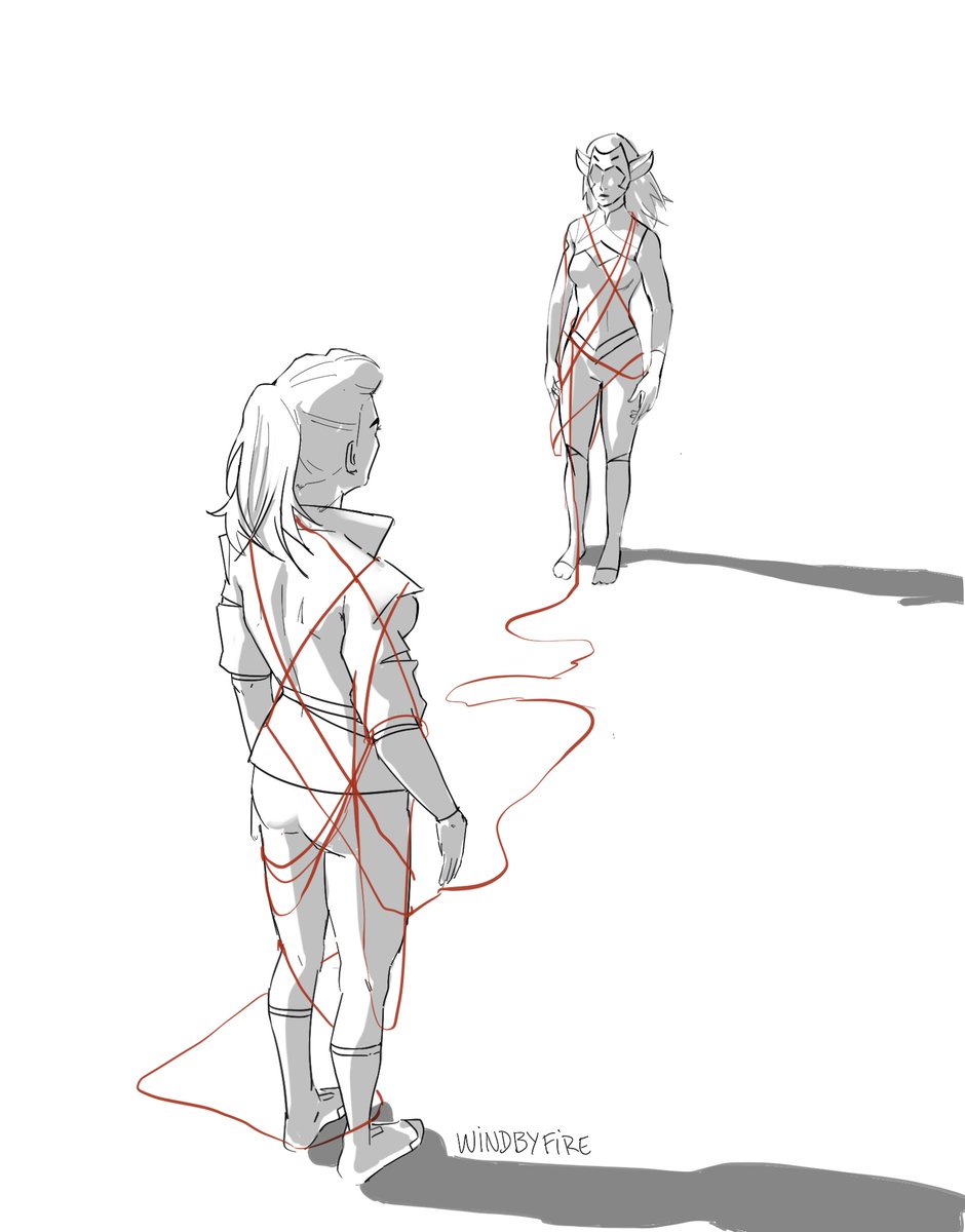 tied to you
#catradora #spopfanart