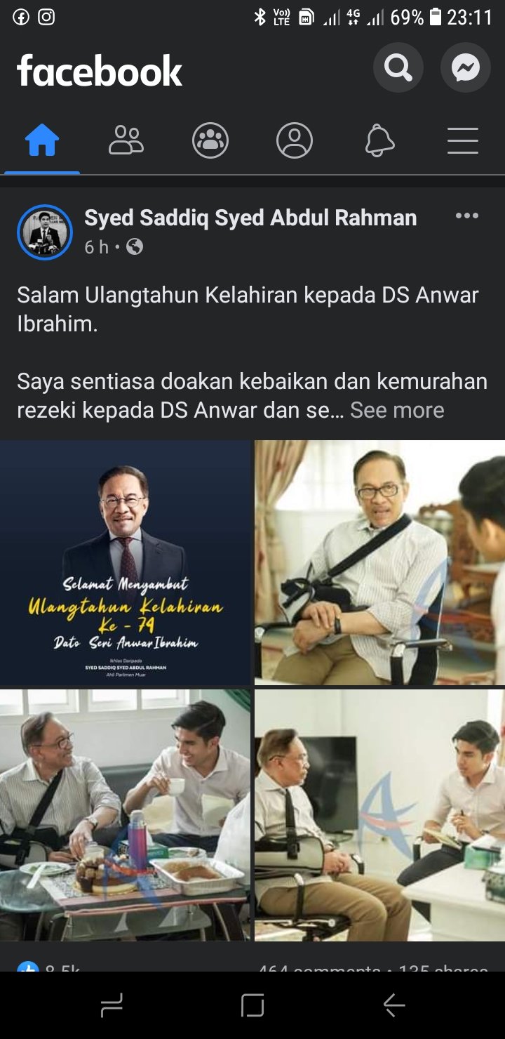 Salam happy birthday to you   kepada DS Anwar Ibrahim. 