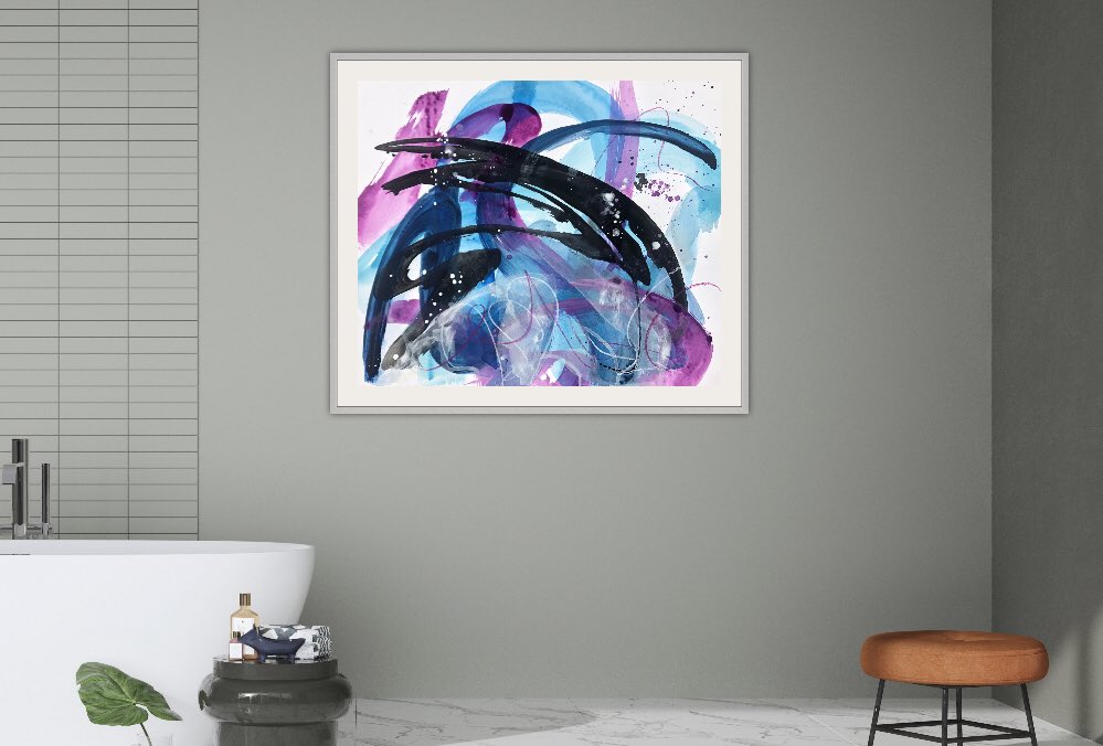 KateMLArtwork's tweet photo. ‘Riding the waves’ mixed media on Bristol. #abstractexpressionism #abstractacrylic #abstractartist #abstractwater https://t.co/h3oQaThPdp