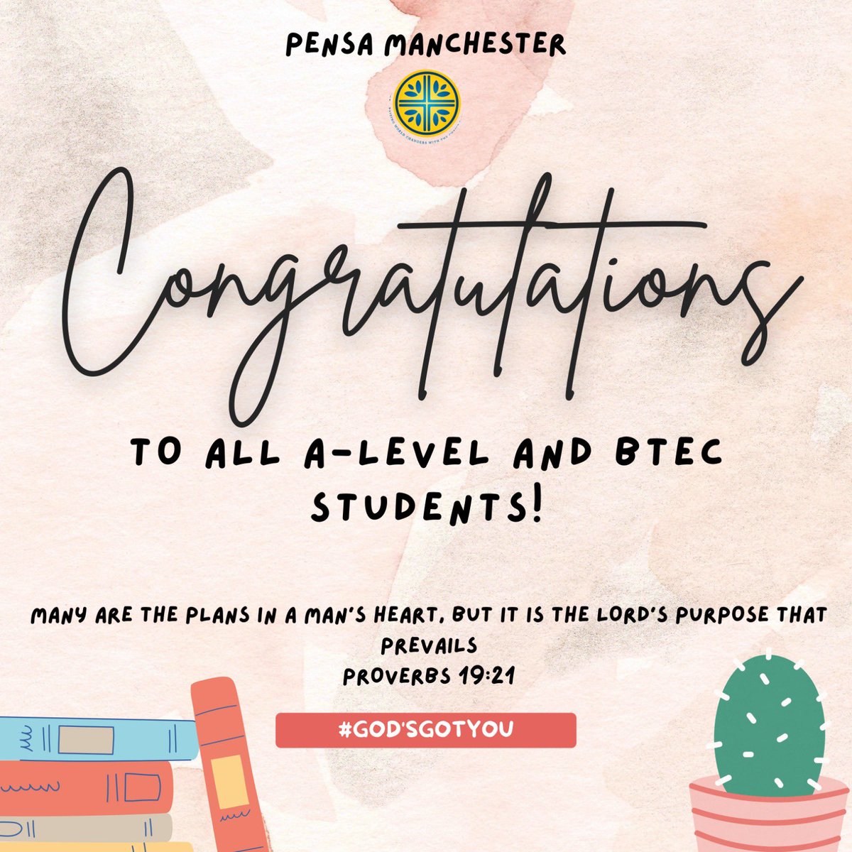 A MASSIVE CONGRATULATIONS TO ALL A-LEVEL AND BTEC STUDENTS! 🎉🥳
•
We thank God for how far He’s carried you in this journey and we praise Him for the greater things He has purposed for you!🙏🏾💕
•
To join the Pensa MCR family and our group chat feel free to dm us! 🥰