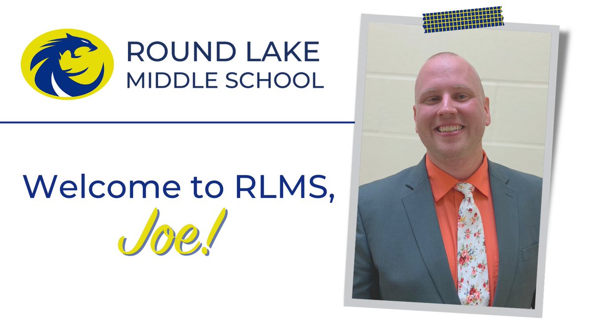 ROUNDLAKEMIDDLE's tweet photo. "This year, I am full of optimism, passion, and focus, and sincerely honored to be given the opportunity to serve our families, our staff, and most importantly: our scholars."
-Joe Williams, Assistant Principal of Student Services https://t.co/93nWTgXgM9
