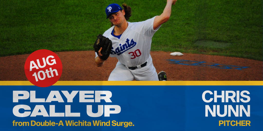 .<a href="/thenatural515/">chris nunn</a> becomes a Saint For The Third Time, Left-Handed Pitcher Promoted From Wichita

milb.com/st-paul/news/n…
