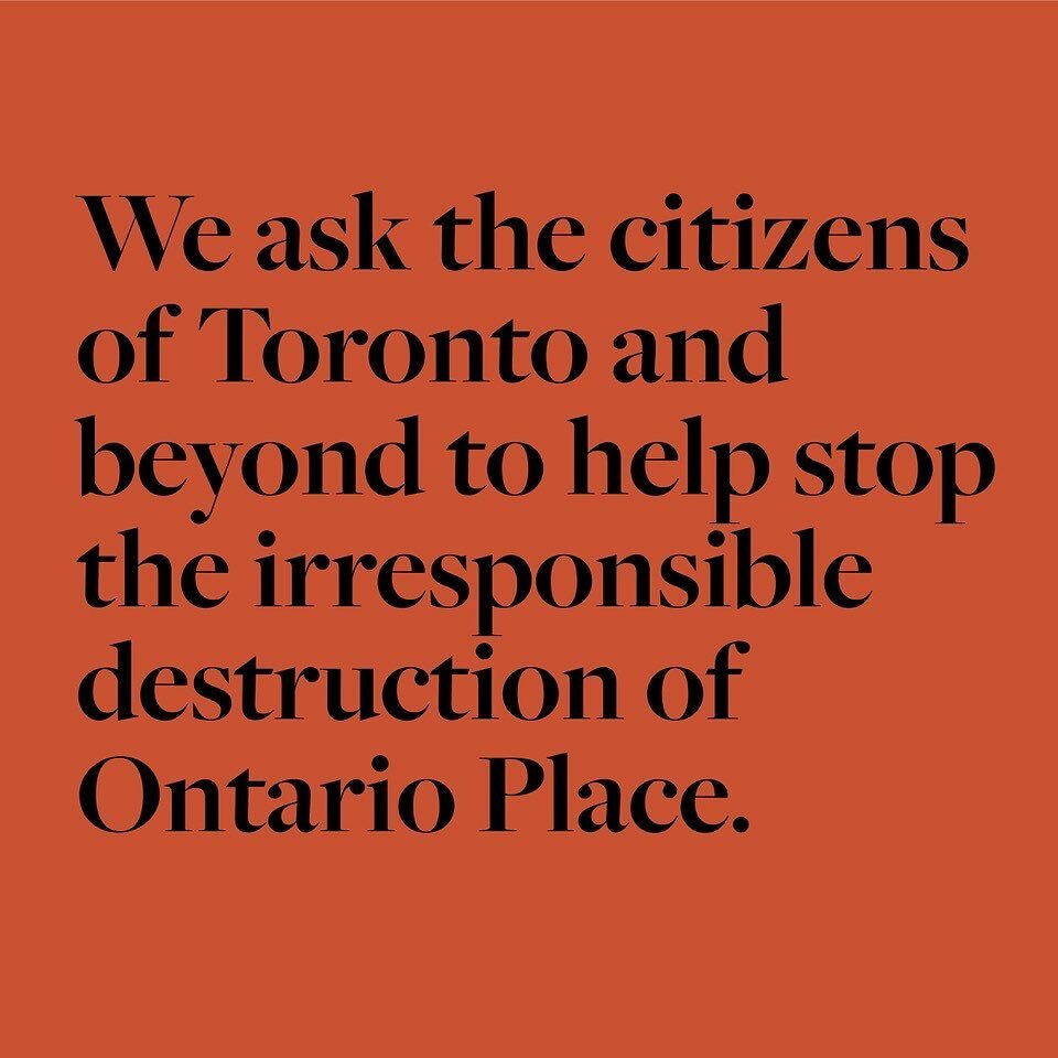 The Future of Ontario Place Project tweet media