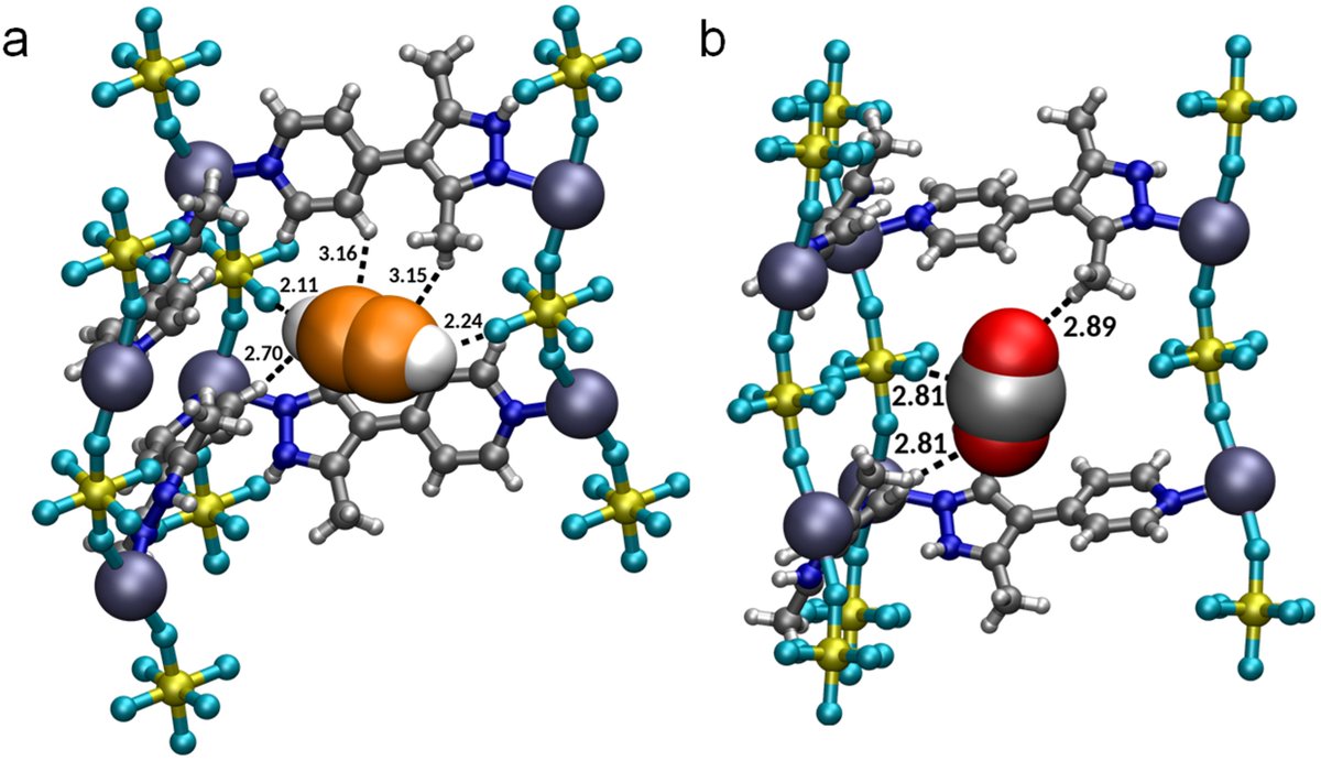 Capacity vs. Selectivity - not always a Catch-22
A collaboration between <a href="/ZGroupUL/">Mike Zaworotko group</a> and groups in NZ, CA, US and ZA reports today in <a href="/Chem_CP/">Chem</a>  a new HUM, SIFSIX-21-Ni, with high selectivity + high capacity for C2H2 vs. CO2. Congrats to all authors!
sciencedirect.com/science/articl…