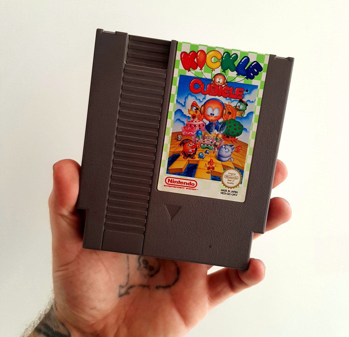 🕹🕹🕹Another Pick-Up For The Ever Growing Collection!🕹🕹🕹
Kick ass puzzle game for the Entertainment System.
Check it out on my Instagram here:
instagram.com/neversaydiegam… 
#VideoGameCollections #Nes #TwitchStreamer #SmallStreamersConnect
#RetroGamer #NeverSayDieGaming #L99Gaming