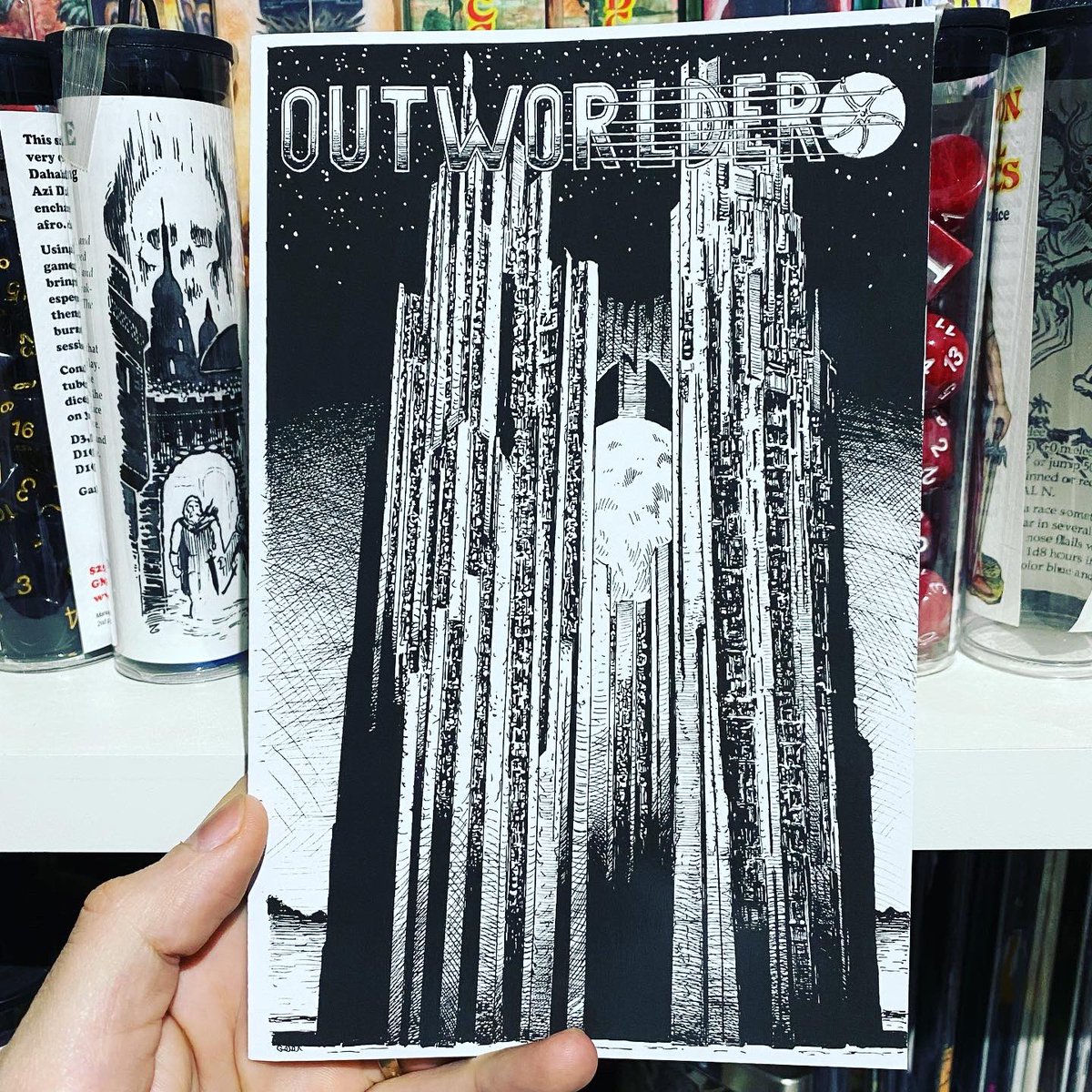 diogo_oldskull's tweet photo. #OutWorlder is a #RulesLight #TTRPG set in the world of #Krull, where you play as a hero trying to survive or save the world in its last days! Looks really cool and fast to use! From the folks that made #Deathblow! https://t.co/aiAvpbeizf