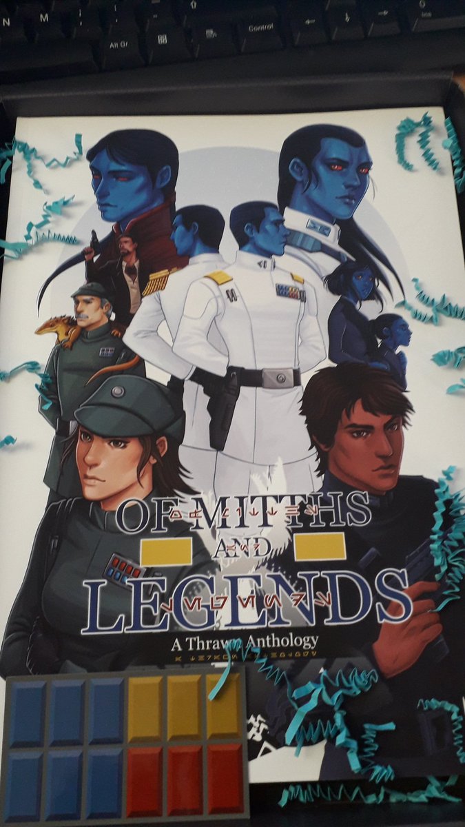 yoski_soulnova's tweet photo. OMG IT'S FINALLY HERE!!!! 
💙💙💙💙💙
😭😭😭😭
#StarWars #thrawn #fanzine #thrawnascendancy #outboundflight https://t.co/ef6XmtZZXu