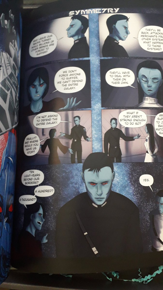 yoski_soulnova's tweet photo. OMG IT'S FINALLY HERE!!!! 
💙💙💙💙💙
😭😭😭😭
#StarWars #thrawn #fanzine #thrawnascendancy #outboundflight https://t.co/ef6XmtZZXu