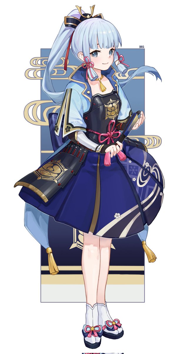 神里綾華 原神 神里綾華 かわいい q のイラスト