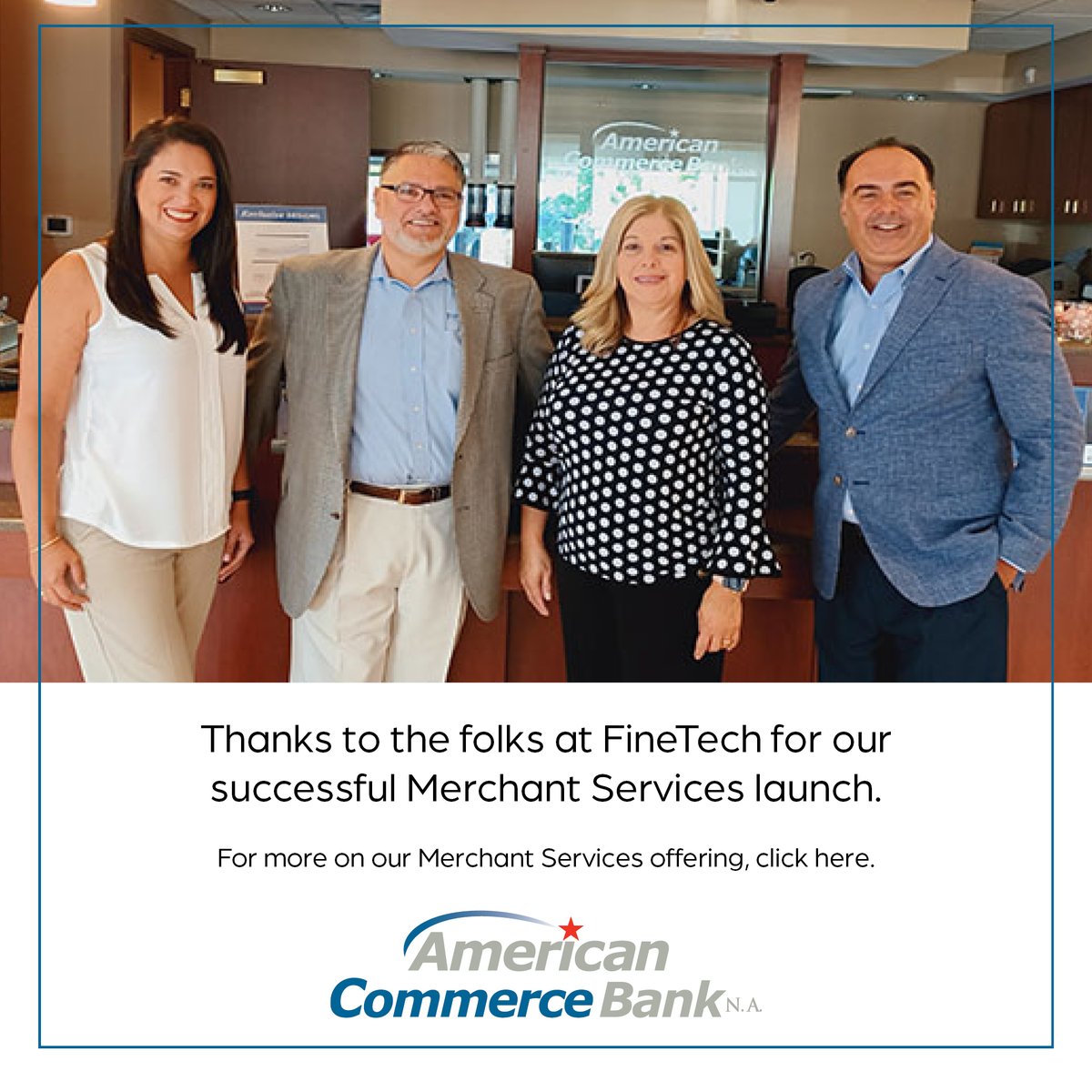 Thanks for our new Merchant Services partner FineTech  For more information click here  bit.ly/3A8qnJC