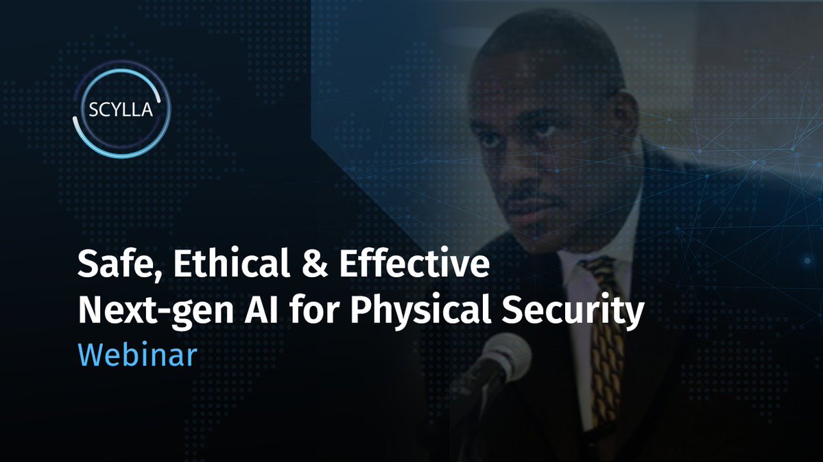 Watch the webinar we hosted with Dr. Anthony Rhem and learn how Scylla develops not only highly effective but also ethical technology that helps businesses operate safely and efficiently: youtube.com/watch?v=FKLON-…
#technology #innovation #ai #security #ethics