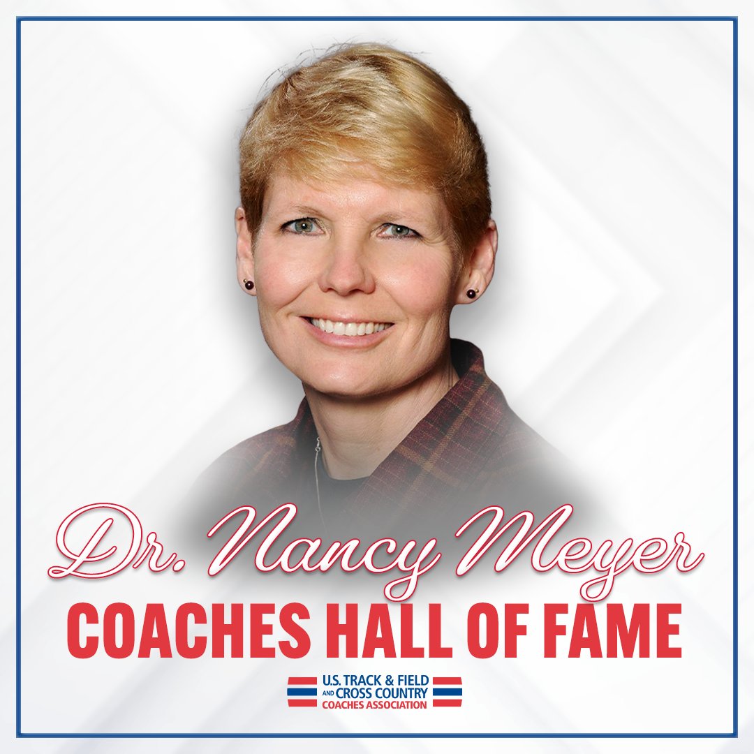 Congratulations to Dr. Nancy Meyer of <a href="/CalvinXC_TF/">Calvin Track & Field</a> (<a href="/CalvinKnights/">Calvin Knights</a>) for being a member of the USTFCCCA Coaches Hall of Fame Class of 2021!

📄 bit.ly/3xyZTPG