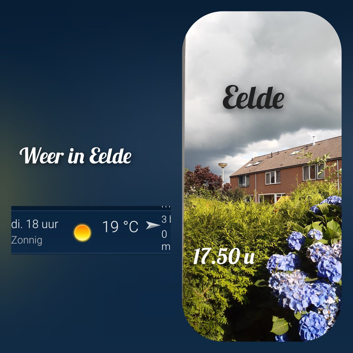 Op de app en in 't echt.