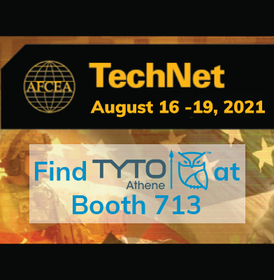 WeAreQuantumSky's tweet photo. Find Tyto Athene at #AFCEATechnet Augusta next week to chat with attendees about our technology solutions and capabilities. Come visit Team Tyto at Booth 713! https://t.co/GFxNWnqz6k https://t.co/S8P7BmG52F