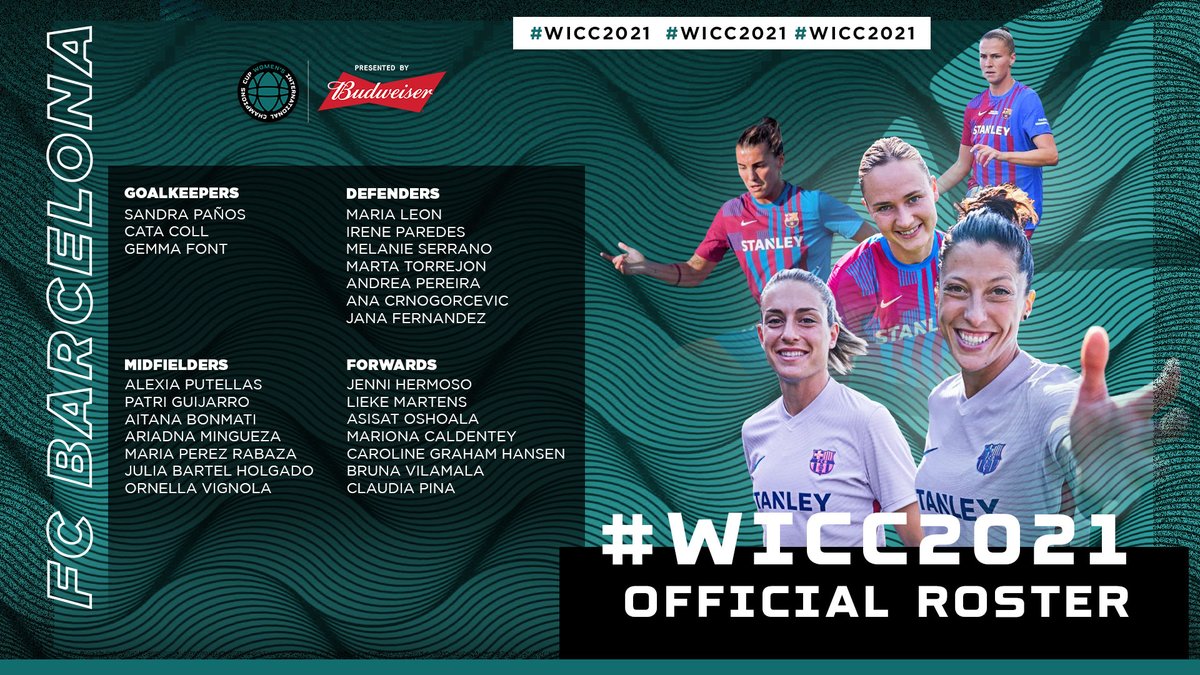 Women S International Champions Cup The Official Rosters For Wicc21 Presented By Budweiserusa Are Here Score Tickets Now To See The World S Biggest Stars In Action In Portland