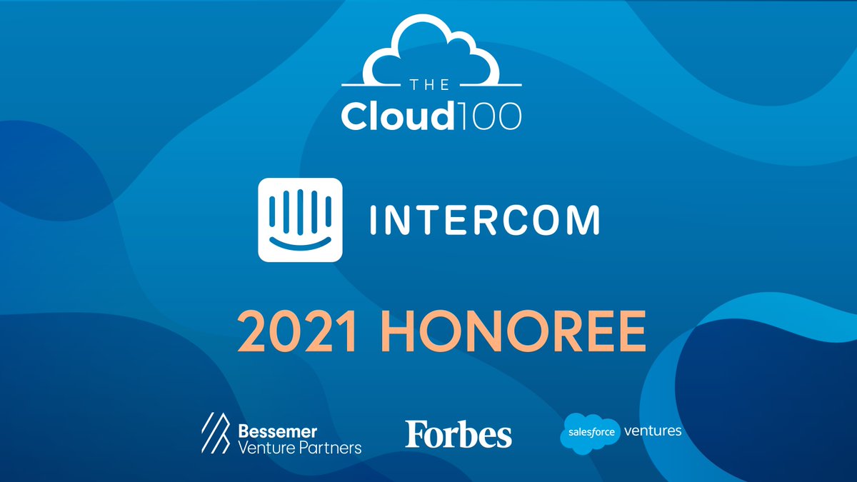 Today is a day for celebration. For the 5th year in a row, we made it on the Forbes #Cloud100 list! 🎉 
 
Huge thank you to every customer, partner and Intercomrade who helped make this happen. Cheers to another year of making internet business personal! 

inter.com/3lNAuzF
