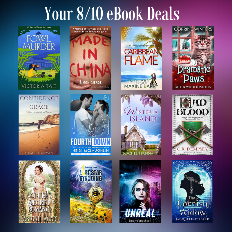 Still searching for the perfect summer read? Check out new #eBook #deals this Tuesday, August 10th at buff.ly/2D8kKwZ! #kindle #nook #kobo #apple
