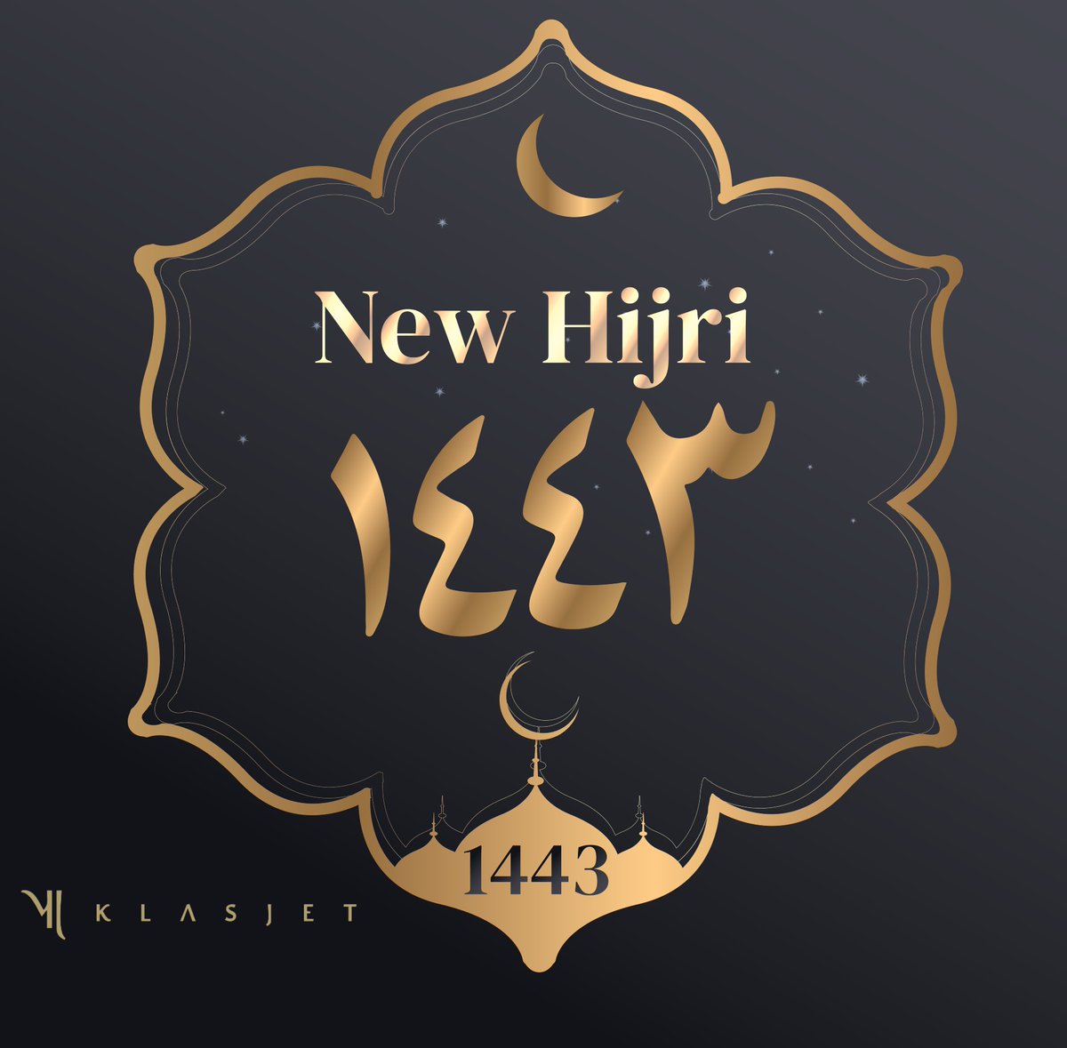 KlasJet's tweet image. KlasJet wishing everyone a very blissful and peaceful Islamic Hijri New Year. Greetings to you and your family.
#KlasJet #happynewislamicyear